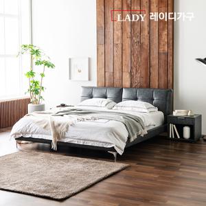레이디가구 위슨 가죽침대 LK 프레임+몬스터 더블 매트리스