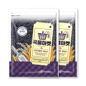 [더프레시]  찰흑미 1kg x 2