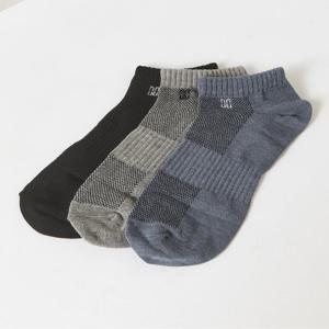 액세서리 DBSS5F331BK [남성발목3족] 면혼방 로고자수 발목 3족세트