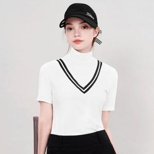 [하프클럽/브로티 여성골프 쿨 반목 반팔티셔츠 여자골프티셔츠 여름여성골프티 여름필드룩