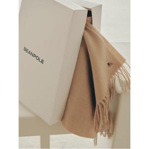 빈폴ACC 울 자전거 컬러자수 솔리드 머플러 - 베이지 BE4X84W01A