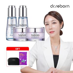 앵콜NMN99 앰플+크림 SET 세트 (앰플2+크림2+NMN맥스플러스 1박스+벨벳파우치1ea)