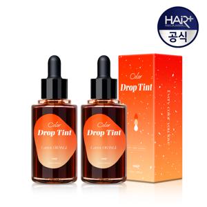 [유통기한 2025.10.16] 컬러 드롭 틴트 캐롯 오렌지 50ml*2개 /1초 염색/염모제/헤어 매니큐어/손상없는 염색