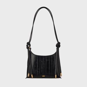 [정상가 : 598000원] HELLY Adjustable Strap Square Bag - Black