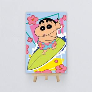 DIY이젤형 짱구 보석십자수 10x15cm 짱구의 썸머