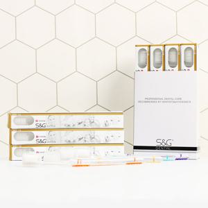 [S&G Dental] 기능성 치과칫솔 부드러운 칫솔모 미세슬림모 12개입(1세트)