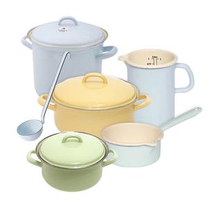 [번트] 6종 세트 (양수16,18(H),20, 밀크소스팬14, 계량컵1L, 국자 9cm)