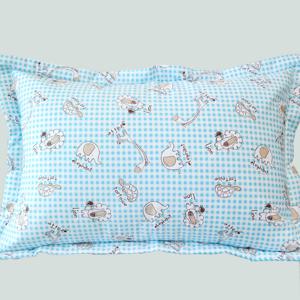 [2장구성]블루주 핑크베어 순면 베개커버 40x60