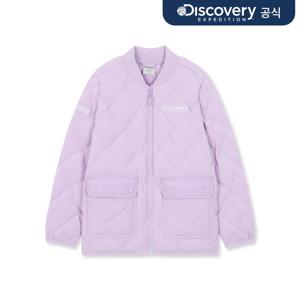 키즈 다이아 튜브 다운 경량패딩 (VIOLET)