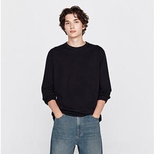 [롯데백화점]남자 무지 면 코튼 저지 퍼펙트 긴팔 티셔츠 025910