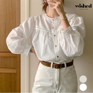 데일리 무드 버튼업 베이직 블라우스 (WIAABL064)