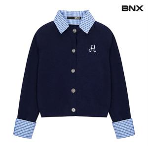 정상가:69,000 | 페이크 셔츠 레이어드 버튼업 니트 가디건 (BW4CD015L0)