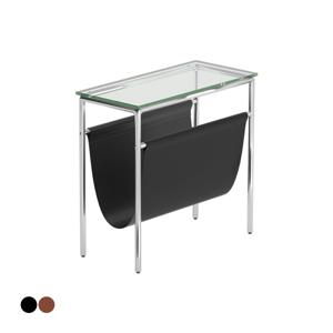 [무케] _밀라 매거진랙 테이블(2colors) 홈데코 유리 테이블