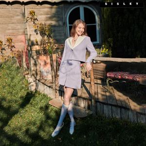 아울렛 칼리 트위드 세일러 카라 자켓 SAJK32331_VO