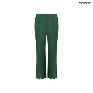yoyoyoy여성[최초가 109,000원] TR 부츠컷 트임 플리츠 팬츠_AI04WNPSL10