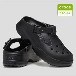 [크록스 본사]클래식 메리제인 클로그 블랙 210581-001 남여공용샌들