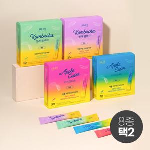 쌍계명차 애사비/콤부차/아이스티/오미자 X2박스 택2(최대 60스틱) 제로슈가