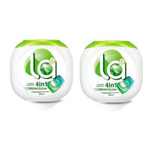 엘에이 4in1 캡슐세탁세제 프래쉬클린 45개입 x2통 / 신상품 / 10%추가적립 / 일반드럼 세탁기 공용