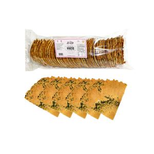 경주 수미 옛날전병 부채전병 700g x4개 / 파래전병