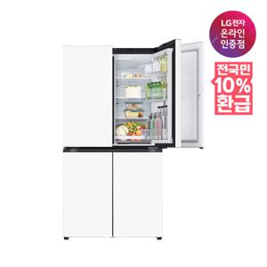 환급체감가166만원대 LG 디오스 매직스페이스 오브제컬렉션 T873MHH111 1등급 870L 4도어냉장고