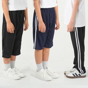 초등학생 주니어 아동 여름 반바지 여름  트레이닝 바지 3부 5부 6부 9부 팬츠 남녀공용 120-165cm