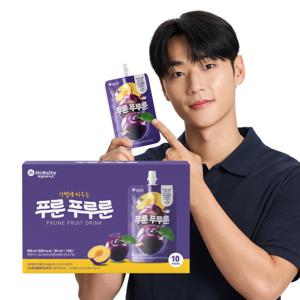 가볍게 비우는 푸룬 푸루룬 푸룬주스 80mLx10포 100% 농축액  마시면 뿌루룽 소식 오는 맛있는 비움레시피