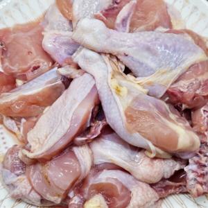 국내산 생닭 1kg+1kg 염지 절단닭 닭다리 날개 윙봉