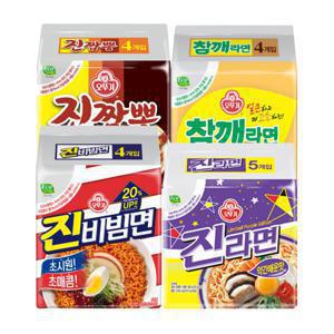 오뚜기 인기라면 17입(진라면약매+진비빔면+참깨라면+진짬뽕)