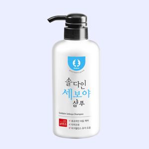 (오늘만 이가격) 솔다인 비듬전용 지루성두피 케어 약산성 세보야 샴푸 500g 가려움/비듬/과다피지 관리