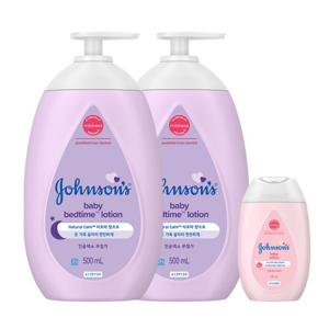 존슨즈 베드타임 로션 500ml x2+(증정)핑크로션 100ml /복수구매할인