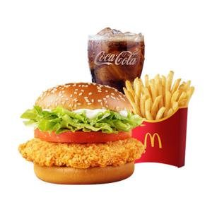 (웰컴백 쿠폰적용가 5180원) 맥도날드 맥스파이시 상하이버거 세트