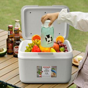 KJP  컵홀더 아이스박스 12L 차박캠핑용품 보냉백 휴대용 쿨러 아이스박스