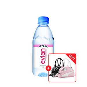 에비앙 330ml 24입 5박스 +퓨마 미니 그립백 랜덤증정 /생수/휴대용생수/프랑스에비앙