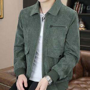 남성 봄 가을 골덴 자켓 코듀로이 가디건 점퍼