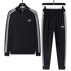 지프스피릿 JEEP SPIRIT 봄가을 오버핏 맨투맨 라운드 티셔츠 운동복 트레이닝 바지 상하세트 5568
