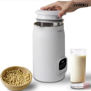 리빙센스 1200ml 대용량 스텐 두유제조기/5가지 조리 모드+가열 보온 세척 기능 세척솔