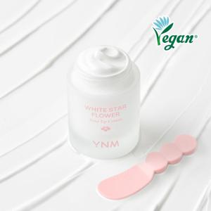 YNM 화이트 스타 플라워 톤업 크림 50ml 미백톤업 비건톤업크림 뽀샤시한 톤업으로 색조와 완벽매칭