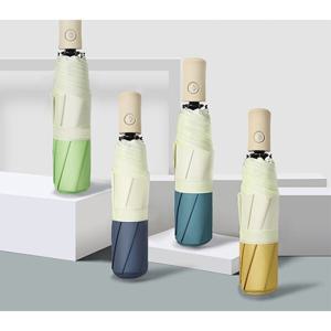 멜로디 레이니 투톤 3단 방수 자동 접이 우산 원터치 간편 휴대 모던 심플 4컬러 (2개이상추가할인)