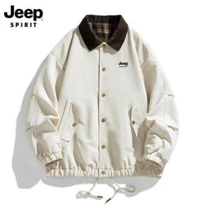 50%OFF/JEEP SPIRIT 봄가을 루즈핏 자켓 캐주얼 오버핏 캔버스자켓 JK9289 + 팔찌 하나 증정