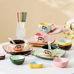 유아동식기세트/(최종1.6만)1+1+1+1 짱구 식기 4종세트 다양한 옵션