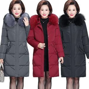 여성 패딩/다운패딩점퍼/여성 경량 롱패딩 엄마옷 겨울 웰론 점퍼 코트 중년 40대 빅사이즈(3 color)