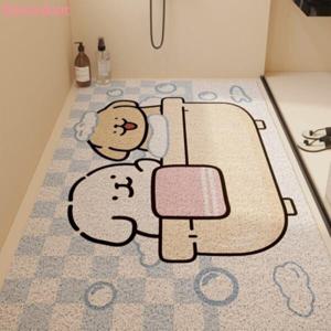미끄럼방지매트/캐릭터 욕실 화장실 미끄럼방지 물빠짐 자연건조 매트