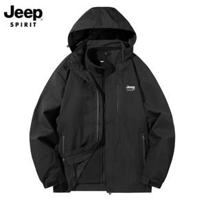 지프스피릿 JEEP SPIRIT 후드봄버 항공점퍼 야구점퍼 집업 점퍼 윈드브레이커 자켓 JPHJ12AJ2312