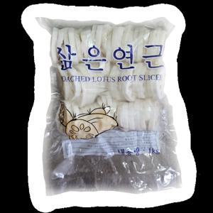 나물인 자숙 연근 1kg 수입/ 업소용/ 삶은/ 당일출고/ 무첨가/ 정량출고