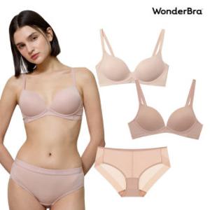 (10%쿠폰/무료배송) 원더브라 BEST 푸쉬업 밴드/일체형 볼륨몰드 노와이어 브라/팬티