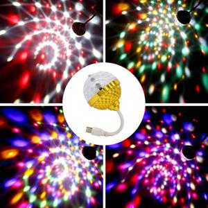 USB 노래방 미러볼 LED 조명 싸이키 무드등 가정용 파티용 인테리어 무드 조명등 IY-LIGHT04