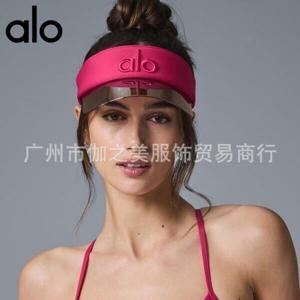야구모자/ALO 요가 야구 모자 여성 얼굴 스몰 바이저 선크림 핑크 캡