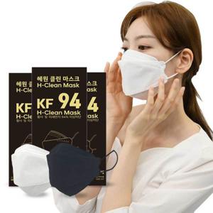 클린혜원 KF94 마스크 100매 대형 컬러