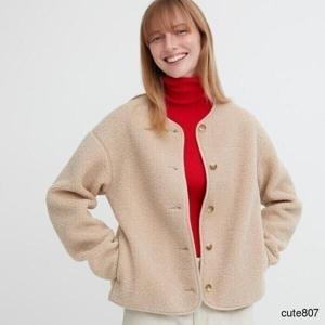 여성 롱 가디건/한다할인 여성 보아 후리스 크루넥 가디건 루즈핏(5 color)