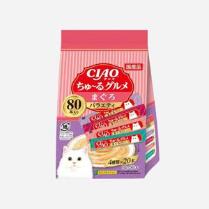 [어펫단독] 이나바 츄르 참치 구루메 버라이어티 80p (SC-451) 고양이 간식